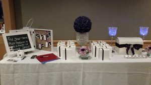 bling silver candle holders displayed for confirmation