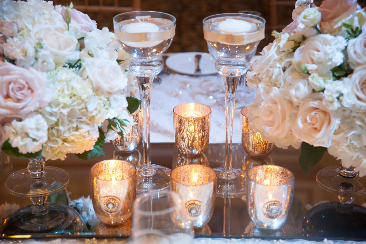 gold votives w:stone c:p wed